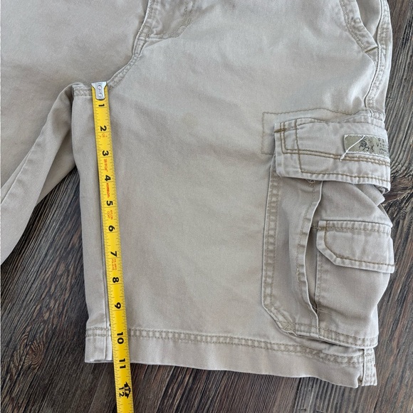 Unionbay Cargo Shorts Mens 32 100% Cotton Khaki Y2K Outdoor Hiking School Skate - Picture 8 of 11